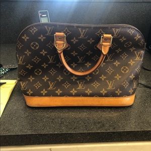 Authentic LV alma hand bag